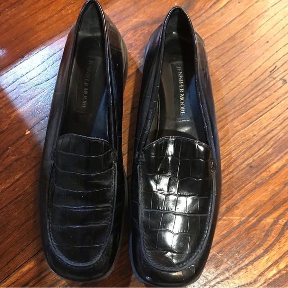 ▪️JENNIFER Moore Alligator Loafers - Picture 1 of 6
